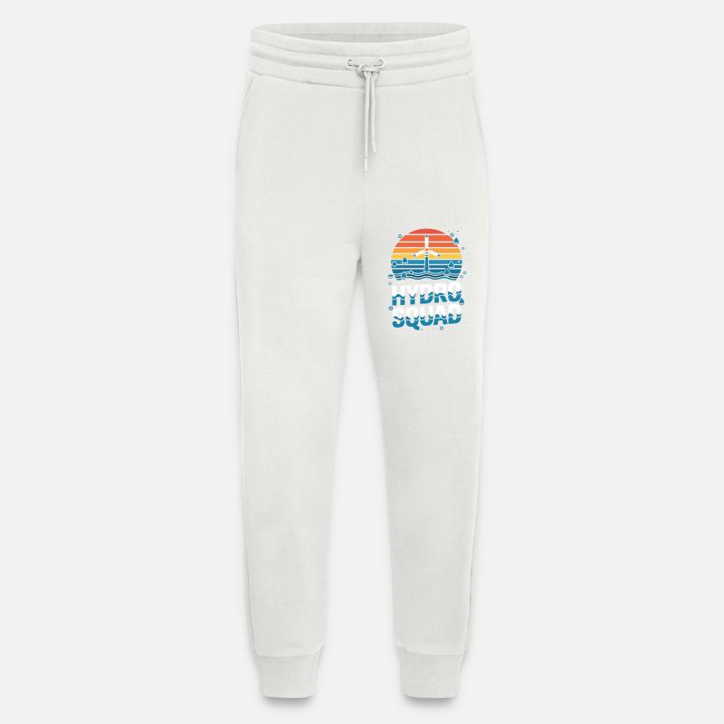 Hydro Squad Hydropower Team Renewable Energy - Jogging Pants - made by SPREAD - OFF WHITE
