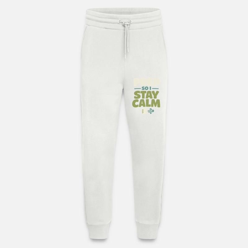 Ruhe Schlägt Panikbereitschaft, Lebensstil, - Jogginghose - made by SPREAD - OFF WHITE