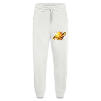 Saturn with glowing rings - Jogging Pants - made by SPREAD  - OFF WHITE - Front