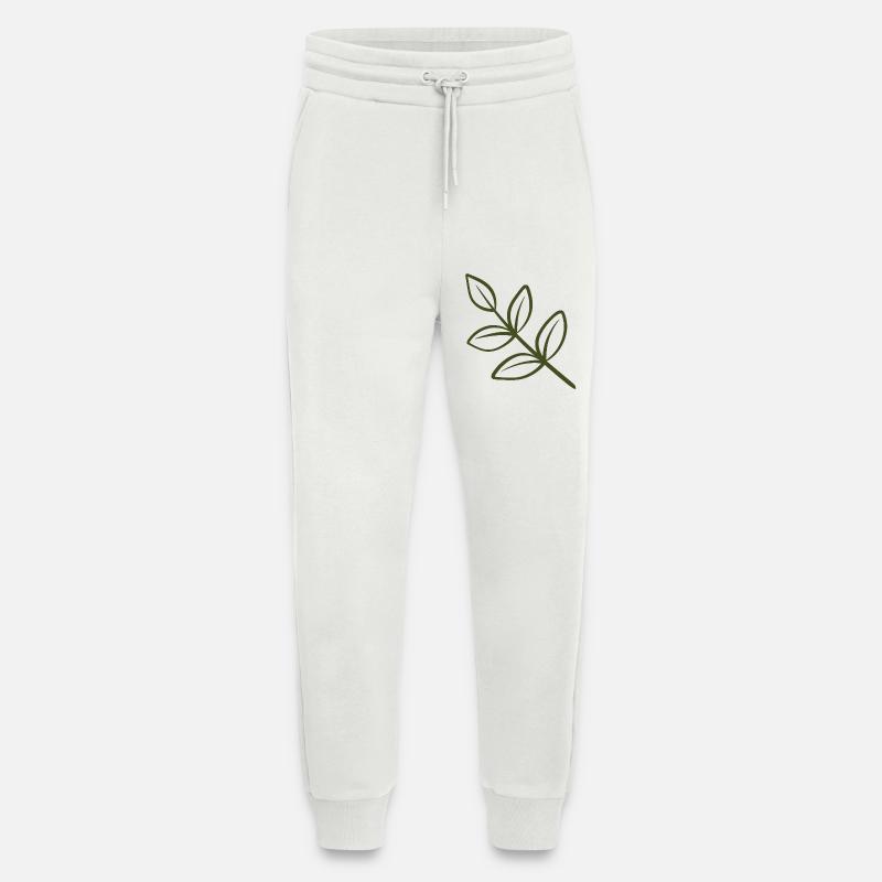 Blattlinienkunst - Jogginghose - made by SPREAD - OFF WHITE