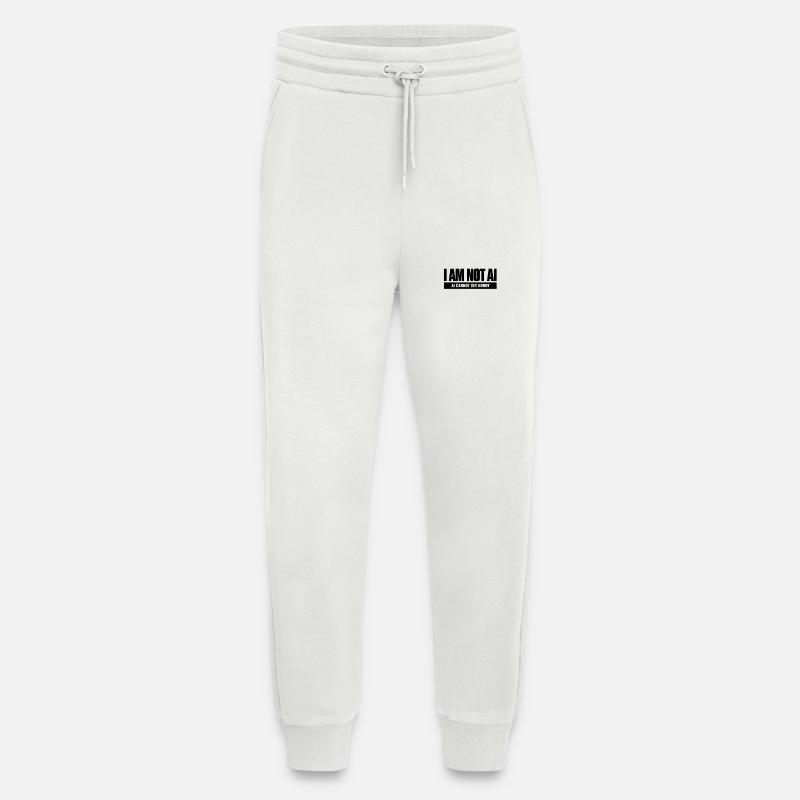 AI Cannot Get Horny - Jogginghose - made by SPREAD - OFF WHITE