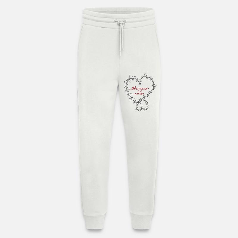 HERZensEFEUer - Das Original by heavenlygoods - Jogginghose - made by SPREAD - OFF WHITE