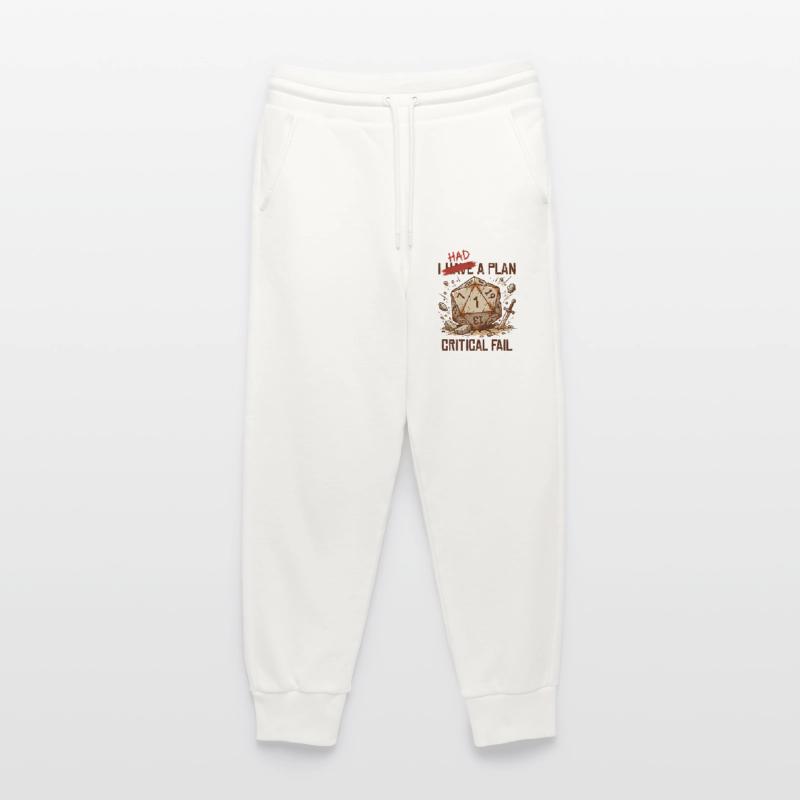 Échec critique – J’avais un plan cube Pantalon de jogging bio décontracté fabriqué en UE