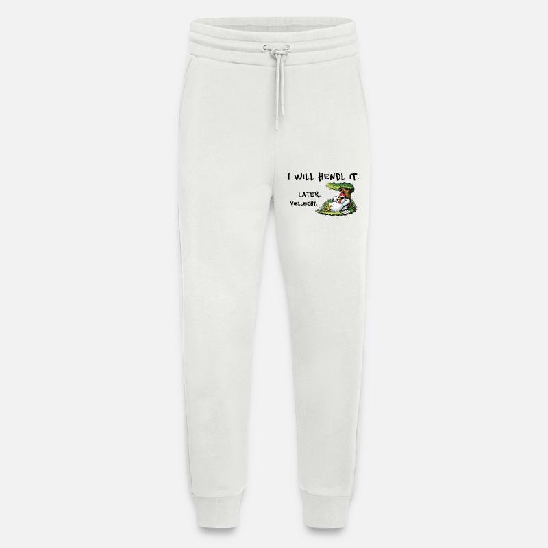 I Will Hendl It – Lustiger Denglisch Spruch - Jogginghose - made by SPREAD - OFF WHITE