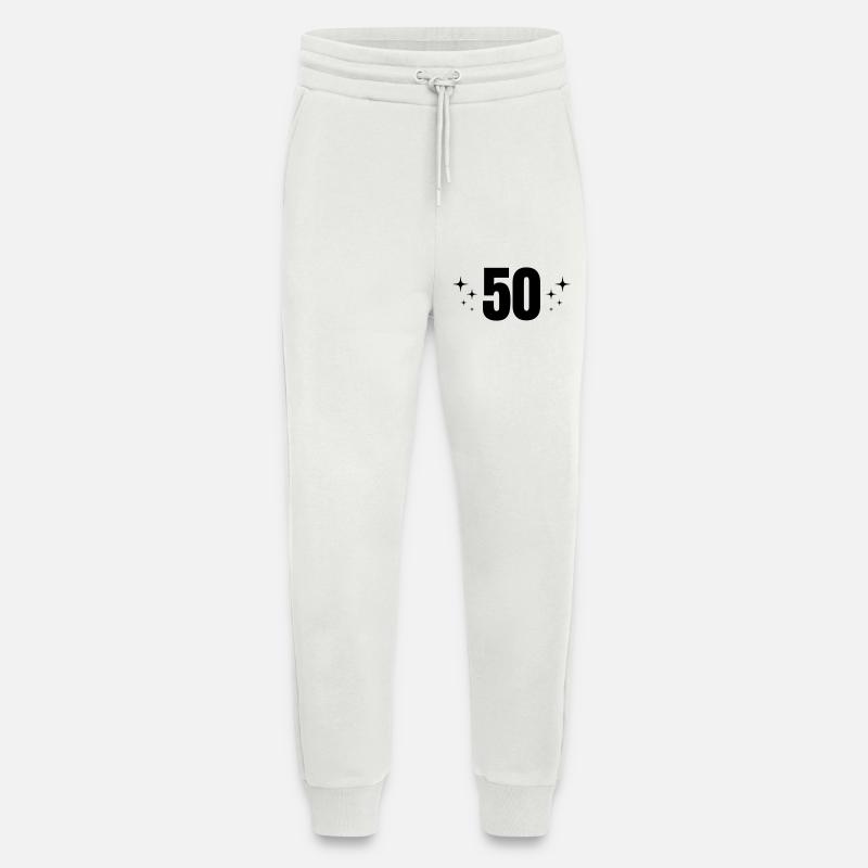 50 Jahre - Jubiläum - Geschenkidee - Jogginghose - made by SPREAD - OFF WHITE