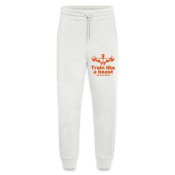 Train like a beast - look like a beauty - Jogging Pants - made by SPREAD  - OFF WHITE - Front