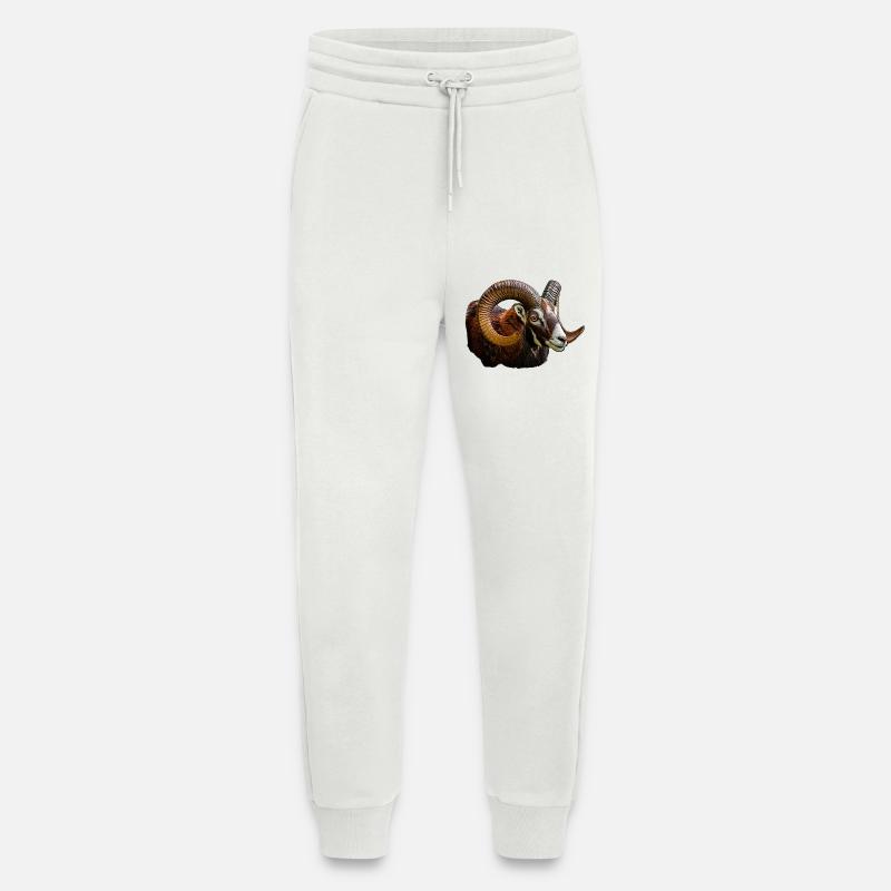Mufflon Kopf - Jogginghose - made by SPREAD - OFF WHITE