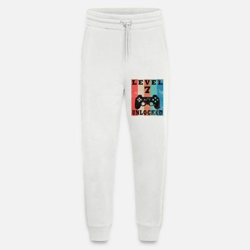 Level 7 Unlocked Retro Controller - Jogging Pants - made by SPREAD  - OFF WHITE
