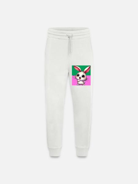 rabbit - Jogging Pants - made by SPREAD - OFF WHITE