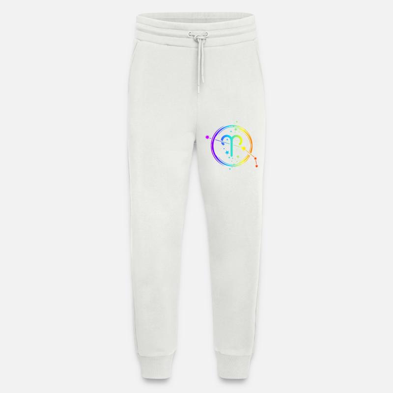 Widder-Horoskop, Tierkreiszeichen und Astrologie - Jogginghose - made by SPREAD - OFF WHITE
