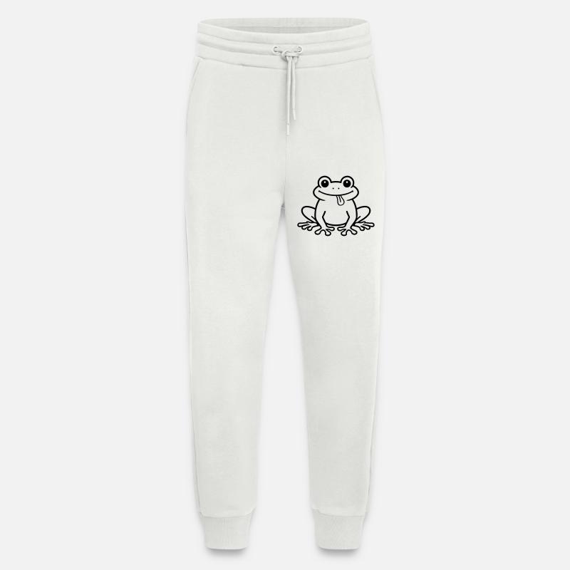 Toad Comic Frog - Jogging Pants - made by SPREAD  - OFF WHITE