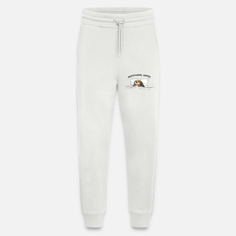 Professional Napper – Cute Sleep Shirt Sloth - Jogging Pants - made by SPREAD - OFF WHITE
