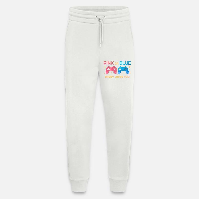 Pink or Blue Pixel Controller - Jogging Pants - made by SPREAD  - OFF WHITE