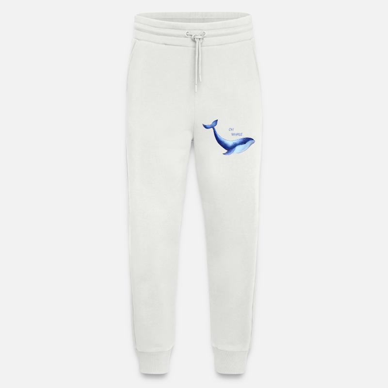 Niedlicher Wal - Jogginghose - made by SPREAD - OFF WHITE