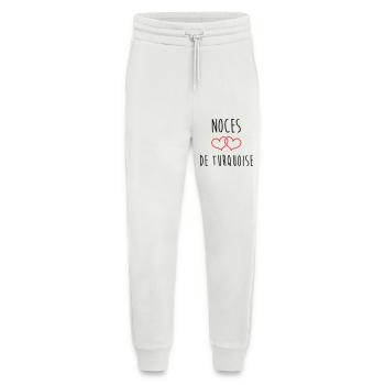 Turquoise Wedding 18 Years of Marriage - Jogging Pants - made by SPREAD  - OFF WHITE - Front