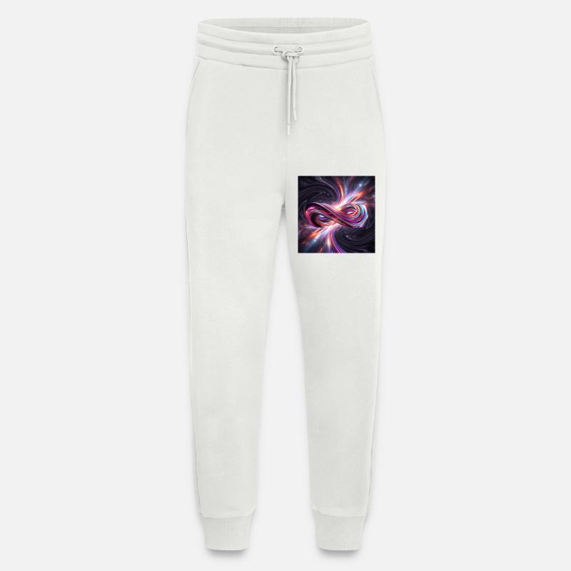 Dark Matter Infinity – Cosmic Energy Design - Jogginghose - made by SPREAD - OFF WHITE