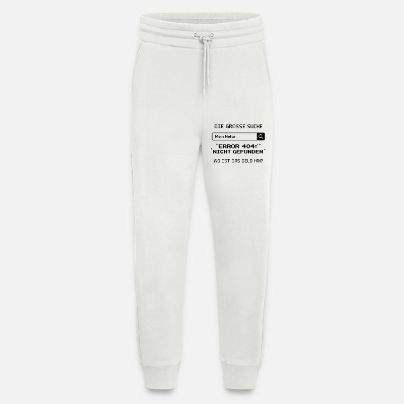 My Net Error 404 - Jogging Pants - made by SPREAD  - OFF WHITE