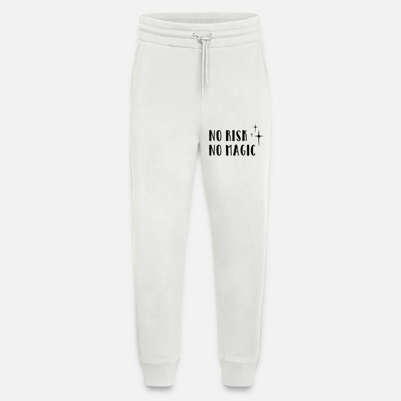 No Risk – No Magic - Jogging Pants - made by SPREAD  - OFF WHITE