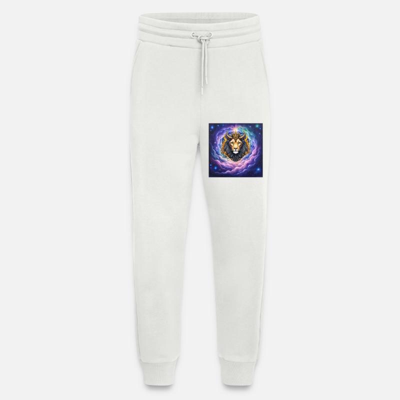 Himmlischer Löwe mit goldener Krone - Jogginghose - made by SPREAD - OFF WHITE