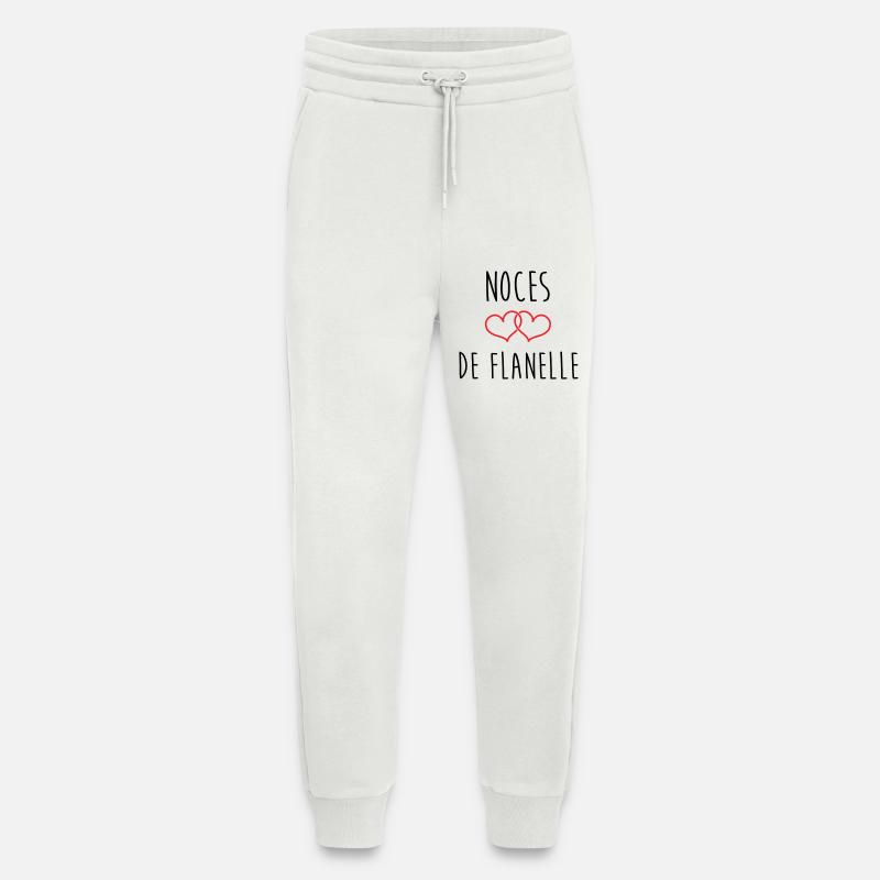 Flannel-Hochzeit – 43 Jahre Ehe - Jogginghose - made by SPREAD - OFF WHITE