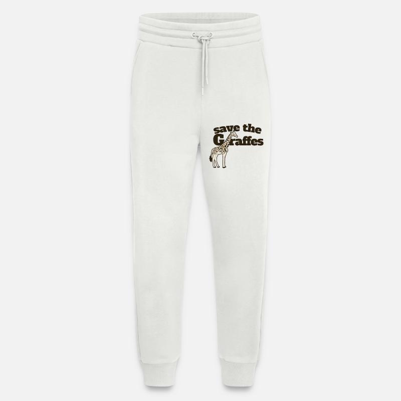 Save the Giraffes Giraffe Art Tee - Jogginghose - made by SPREAD - OFF WHITE
