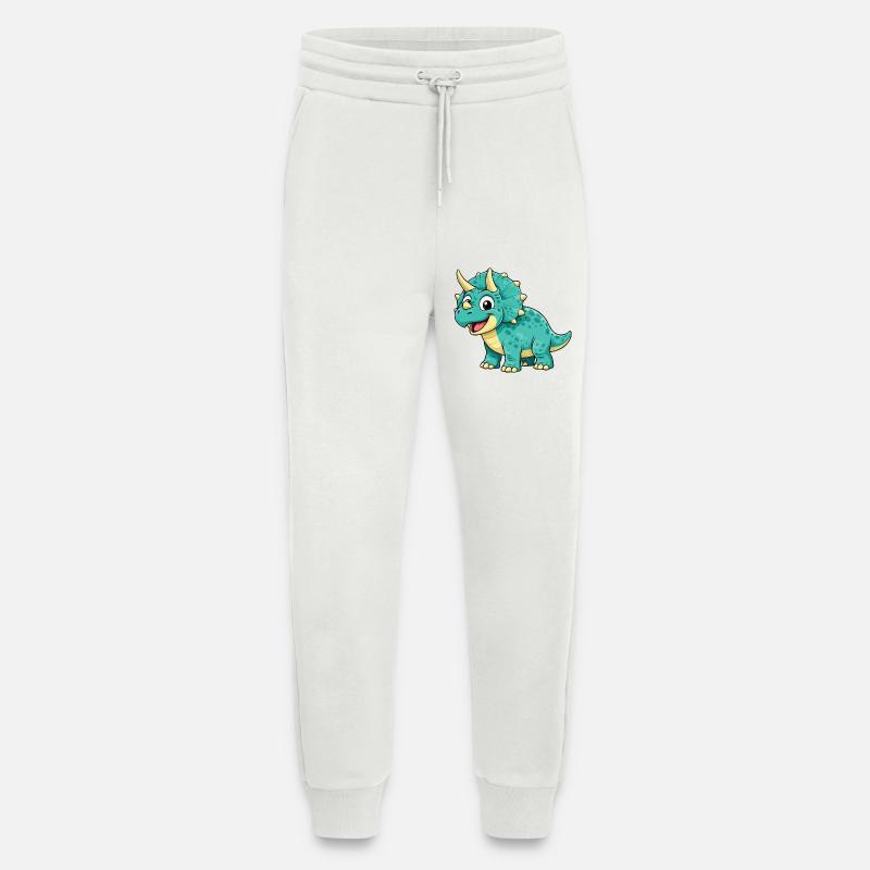 Triceratops Dino Comic - Jogginghose - made by SPREAD - OFF WHITE