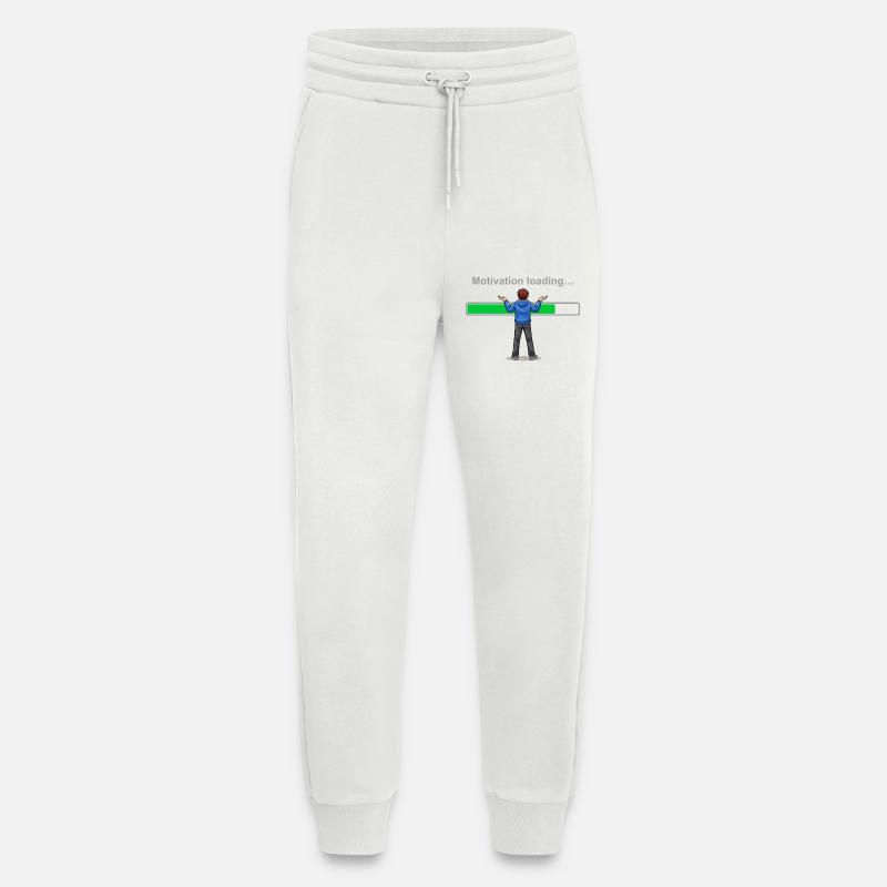 Motivationslade... Bitte warten Sie - Jogginghose - made by SPREAD - OFF WHITE
