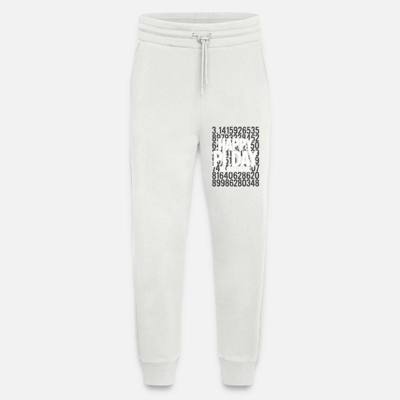 Pi-Tag Be Irrational - Jogging Pants - made by SPREAD - OFF WHITE
