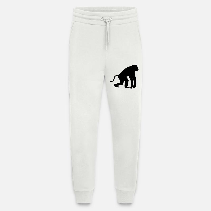 Monkey - Jogging Pants - made by SPREAD  - OFF WHITE