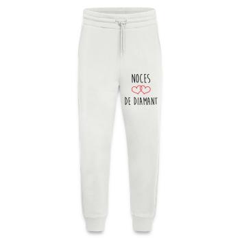 Wedding Anniversary - Diamond Wedding (60 years) - Jogging Pants - made by SPREAD  - OFF WHITE - Front