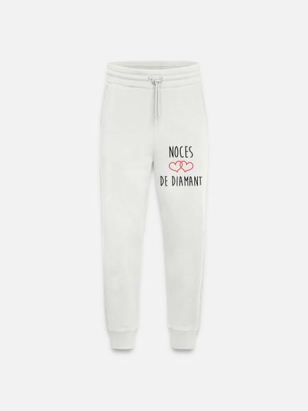 Wedding Anniversary - Diamond Wedding (60 years) - Jogging Pants - made by SPREAD - OFF WHITE