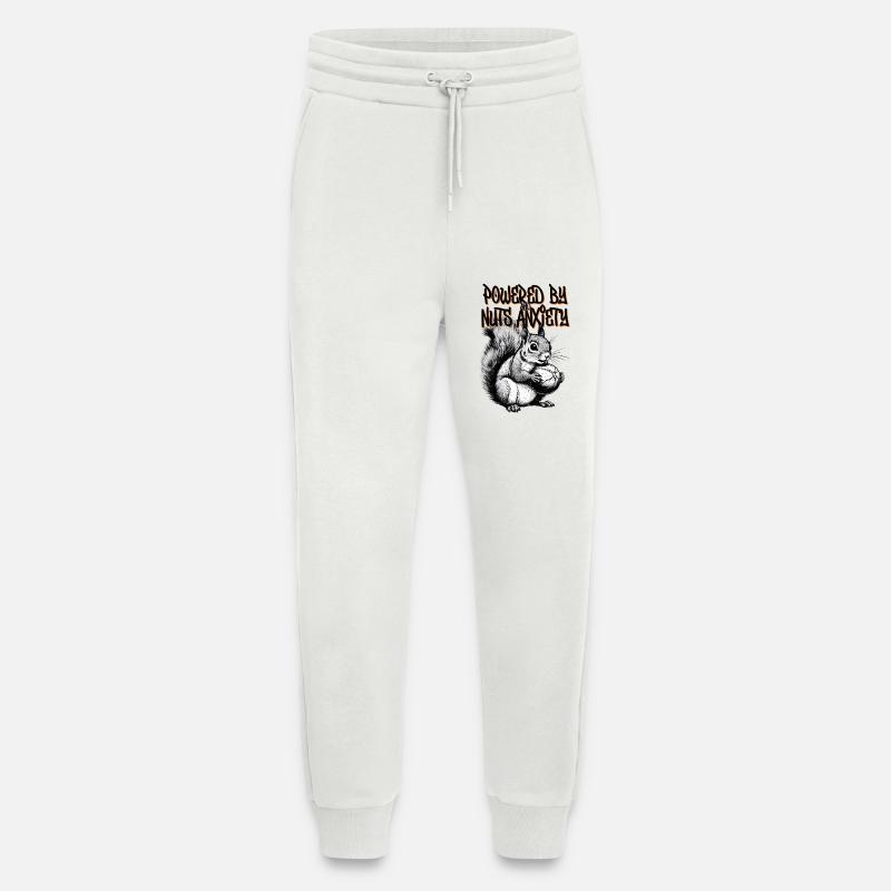 Powered by Nüssen und Angst - Jogginghose - made by SPREAD - OFF WHITE