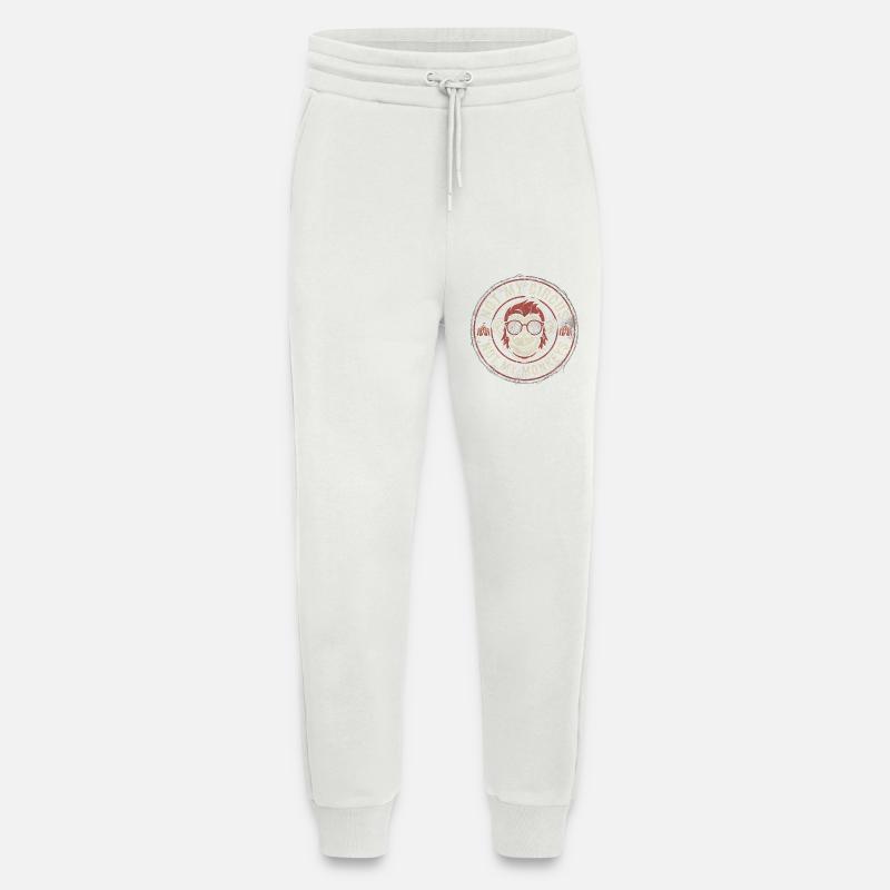 Pas mon cirque, pas mes singes - Pantalon de jogging bio décontracté fabriqué en UE - OFF WHITE