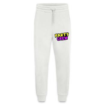 Équipe de fête - Pantalon de jogging bio décontracté fabriqué en UE - OFF WHITE - Devant