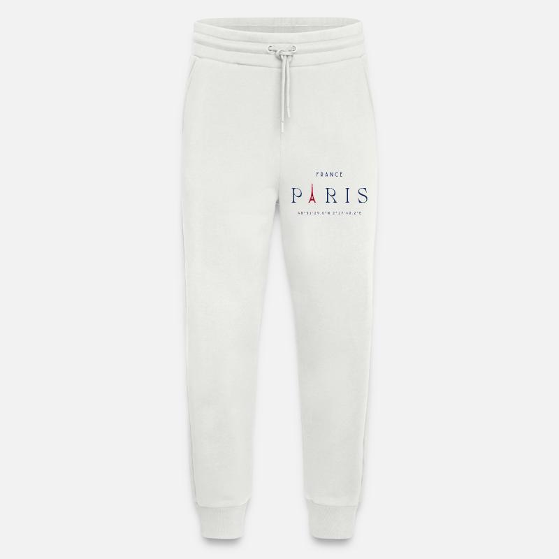 Pariser Blauer Eiffelturm Rot - Jogginghose - made by SPREAD - OFF WHITE