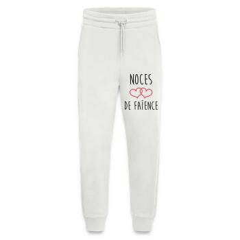 earthenware wedding 9 years of marriage - Jogging Pants - made by SPREAD  - OFF WHITE - Front