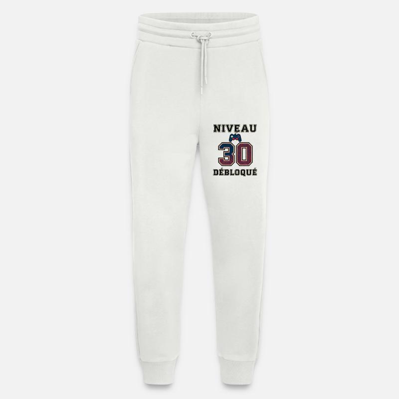 Level 30 Unlocked – Game Controller - Jogging Pants - made by SPREAD  - OFF WHITE
