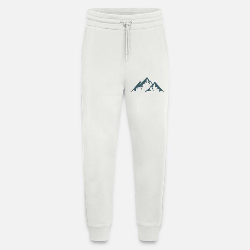 mountains berge - Jogginghose - made by SPREAD - OFF WHITE