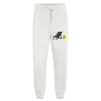 Beach Chair Beer Colored Vector - Jogging Pants - made by SPREAD  - OFF WHITE - Front