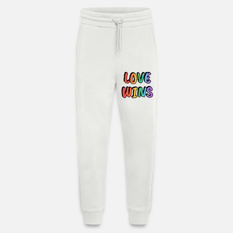 Love Wins Rainbow Gradient - Jogginghose - made by SPREAD - OFF WHITE