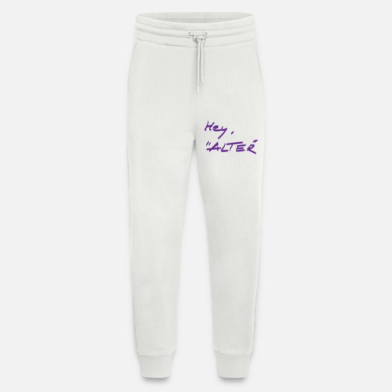 Greeting - different - Jogging Pants - made by SPREAD  - OFF WHITE
