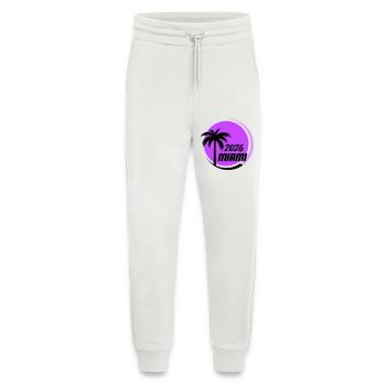 Miami  Palmen Neon Logo - Jogginghose - made by SPREAD - OFF WHITE - Vorne