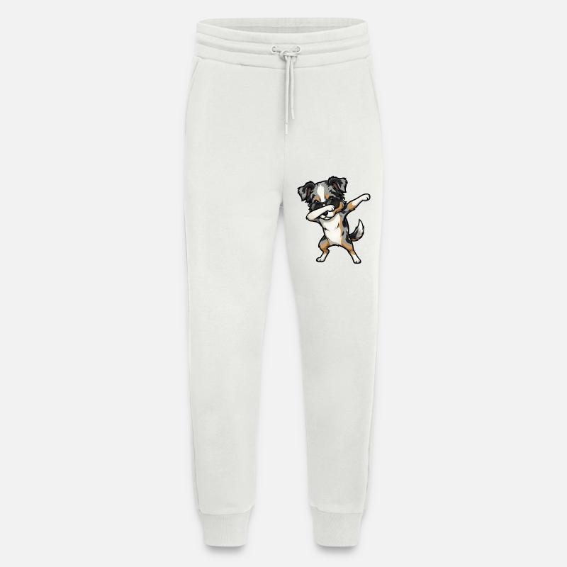 Dabbing Australian Shepherd - Jogginghose - made by SPREAD - OFF WHITE