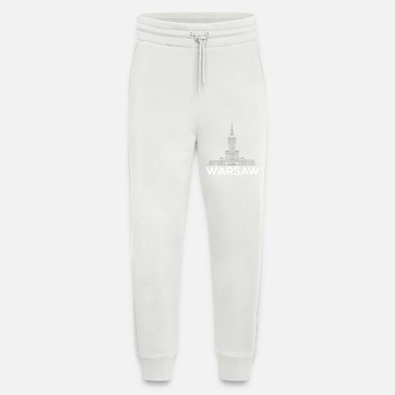 Warschauer Skyline-Turm - Jogginghose - made by SPREAD - OFF WHITE