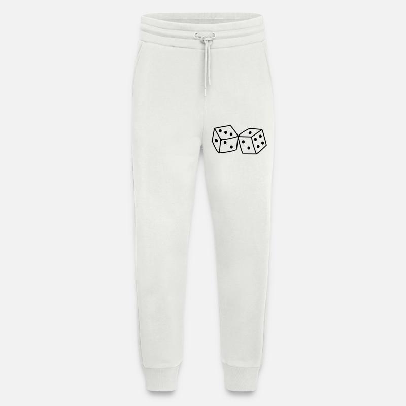 Cube - Pantalon de jogging bio décontracté fabriqué en UE - OFF WHITE