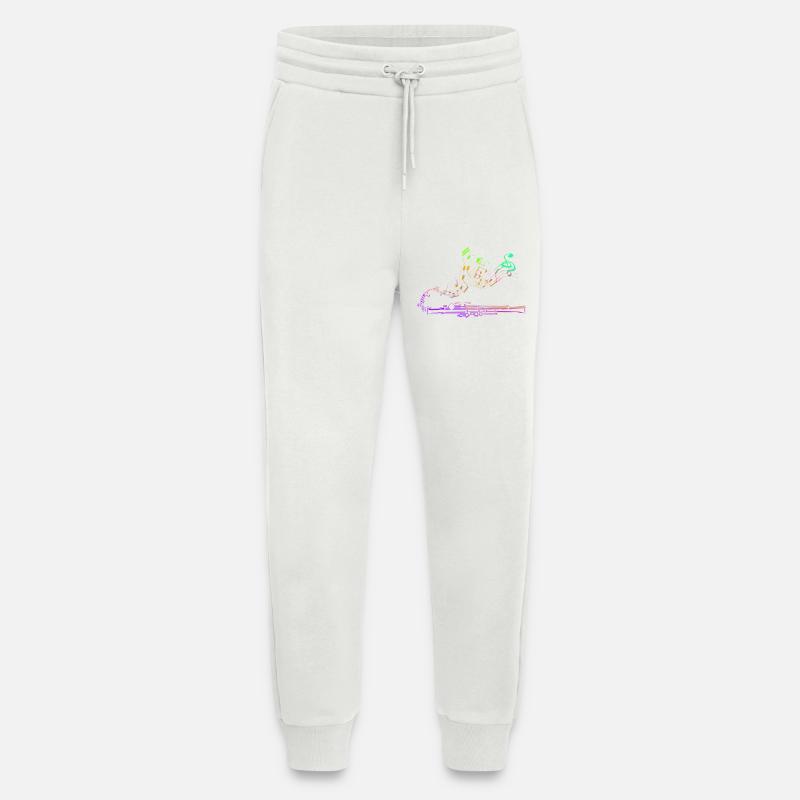 Fosse, section de percussions de marimbistes - Pantalon de jogging bio décontracté fabriqué en UE - OFF WHITE