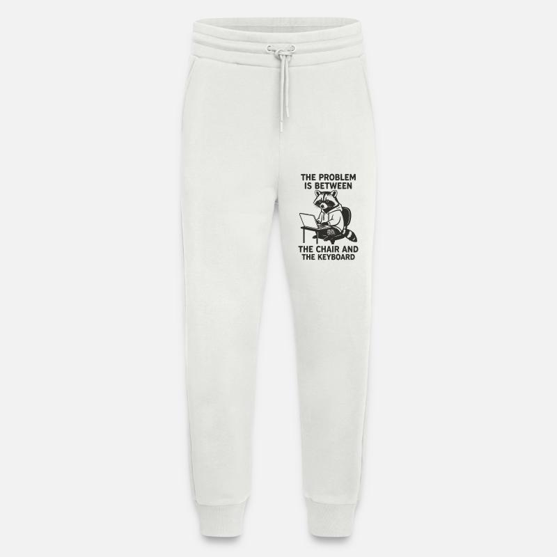 Problem between chair and keyboard - Jogging Pants - made by SPREAD  - OFF WHITE