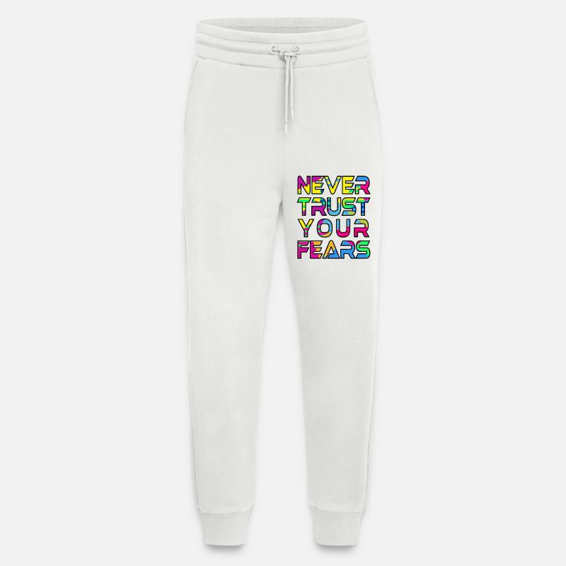 Niemals Angst vor B - Jogginghose - made by SPREAD - OFF WHITE