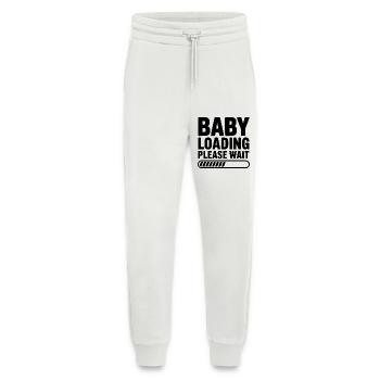 Chargement du bébé, veuillez patienter. - Pantalon de jogging bio décontracté fabriqué en UE - OFF WHITE - Devant
