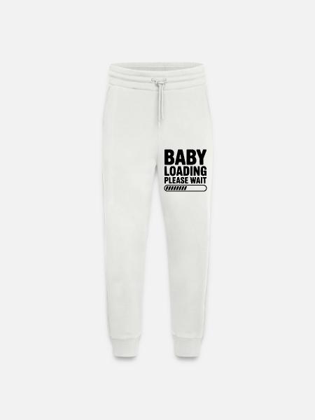 Baby Loading Please Wait - Jogging Pants - made by SPREAD  - OFF WHITE